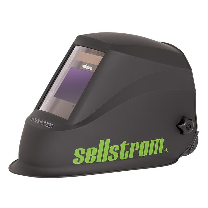 Sellstrom Auto Darkening Variable Shade Black/Green Welding Helmet