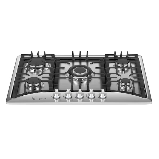 Empava 30-in 5 Burners Stainless Steel Gas Cooktop