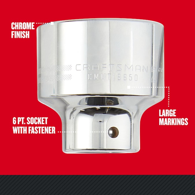 CRAFTSMAN 22-Piece Standard (SAE) and Metric Polished Chrome Mechanics Tool Set - Image 3