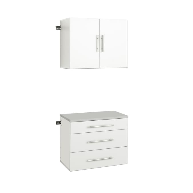 Prepac HangUps 30-in W x 72-in H Wood Composite White Wall-mount Utility Storage Cabinet