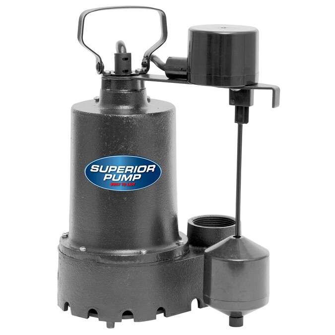 Superior Pump 1/3-HP 120-Volt 46-GPM Cast Iron Submersible Sump Pump