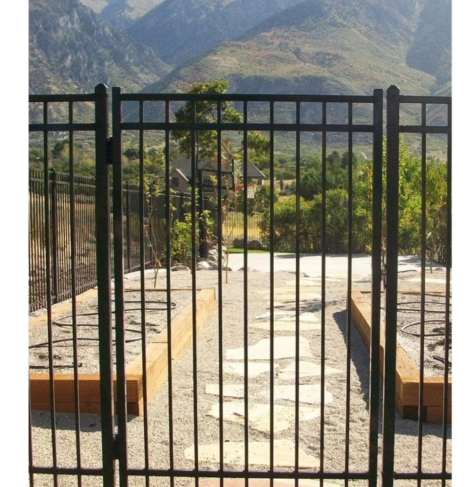 Athens 4-in Black Gate hardware kit - Image 3