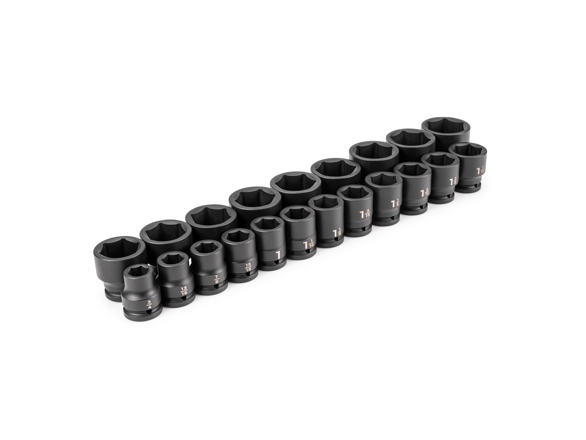21 -Piece Standard (SAE) 3/4-in Drive Set 6-point Impact Socket Set