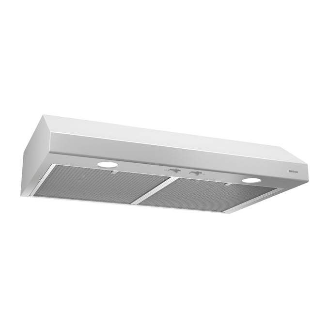 Broan Glacier BCSD1 30-in 300-CFM Convertible White Under Cabinet Range Hoods Undercabinet Mount