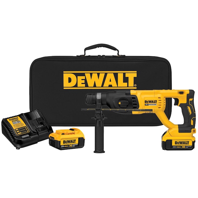 DEWALT 20-volt Max 1-in Sds-plus Cordless Rotary Hammer Drill (2-Batteries Included)