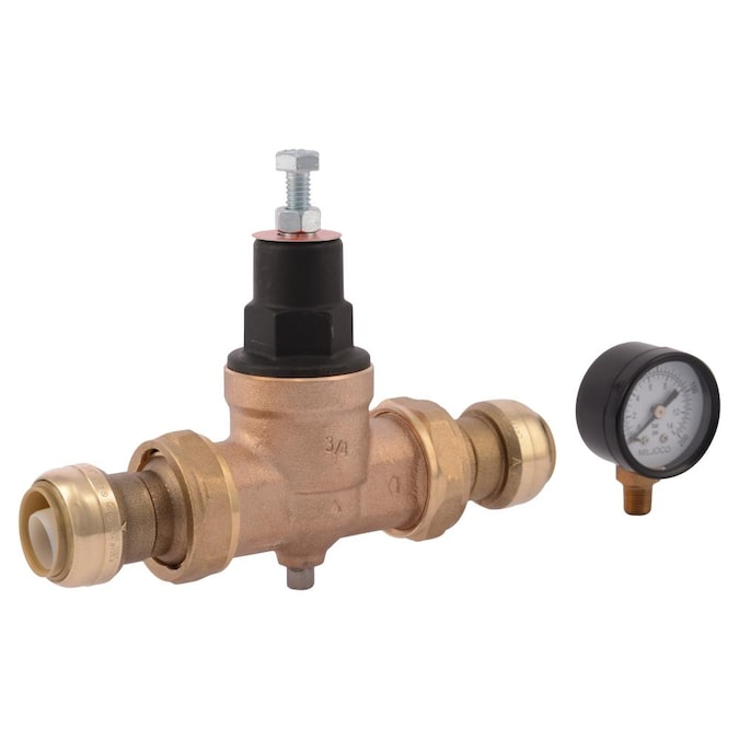SharkBite 3/4-in Push-to-connect Brass Pressure Regulator Valve