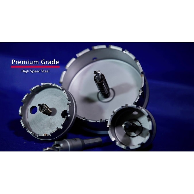 Drill America 3-5/8-in Carbide-tipped Arbored Hole Saw with Hard Case - Image 8