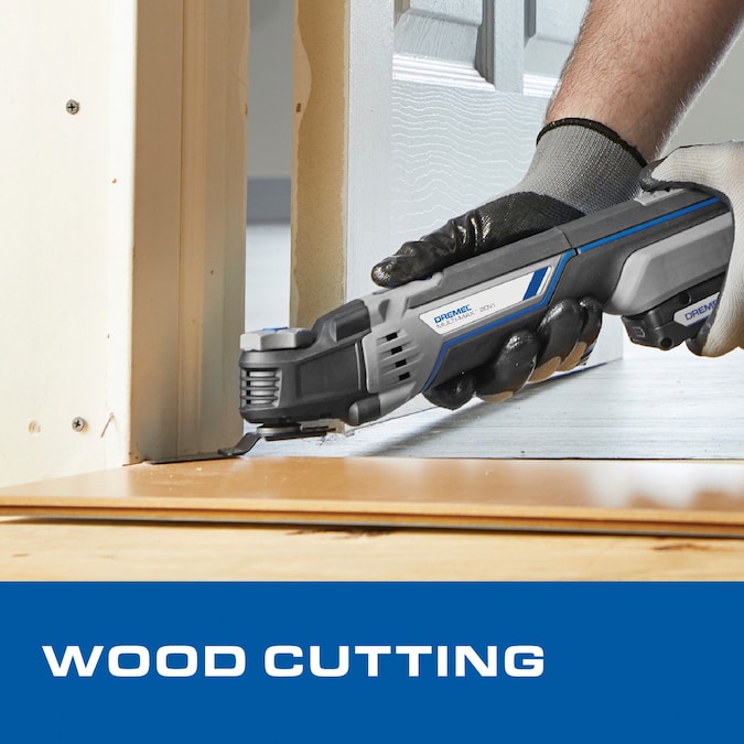 Dremel Multi-Max 20-volt Cordless 2-Amp Variable 8-Piece Oscillating Multi-Tool Kit with Soft Case (2-Batteries Included) - Image 3