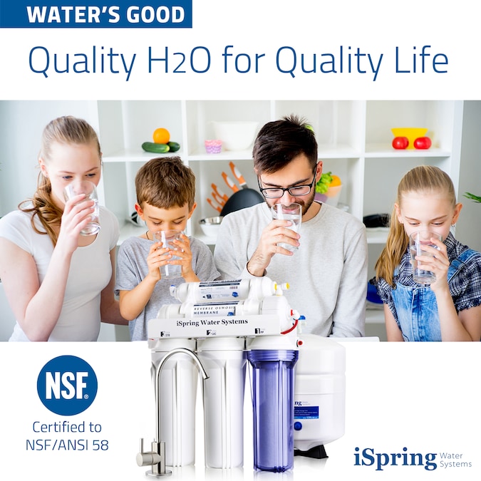 iSpring RCC7 5 Stage RO Water System 5-stage Multi-method Reverse Osmosis Filtration System - Image 2