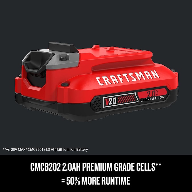 CRAFTSMAN V20 20-volt Max Cordless Variable 15-Piece Oscillating Multi-Tool Kit with Soft Case (1-Battery Included) - Image 6