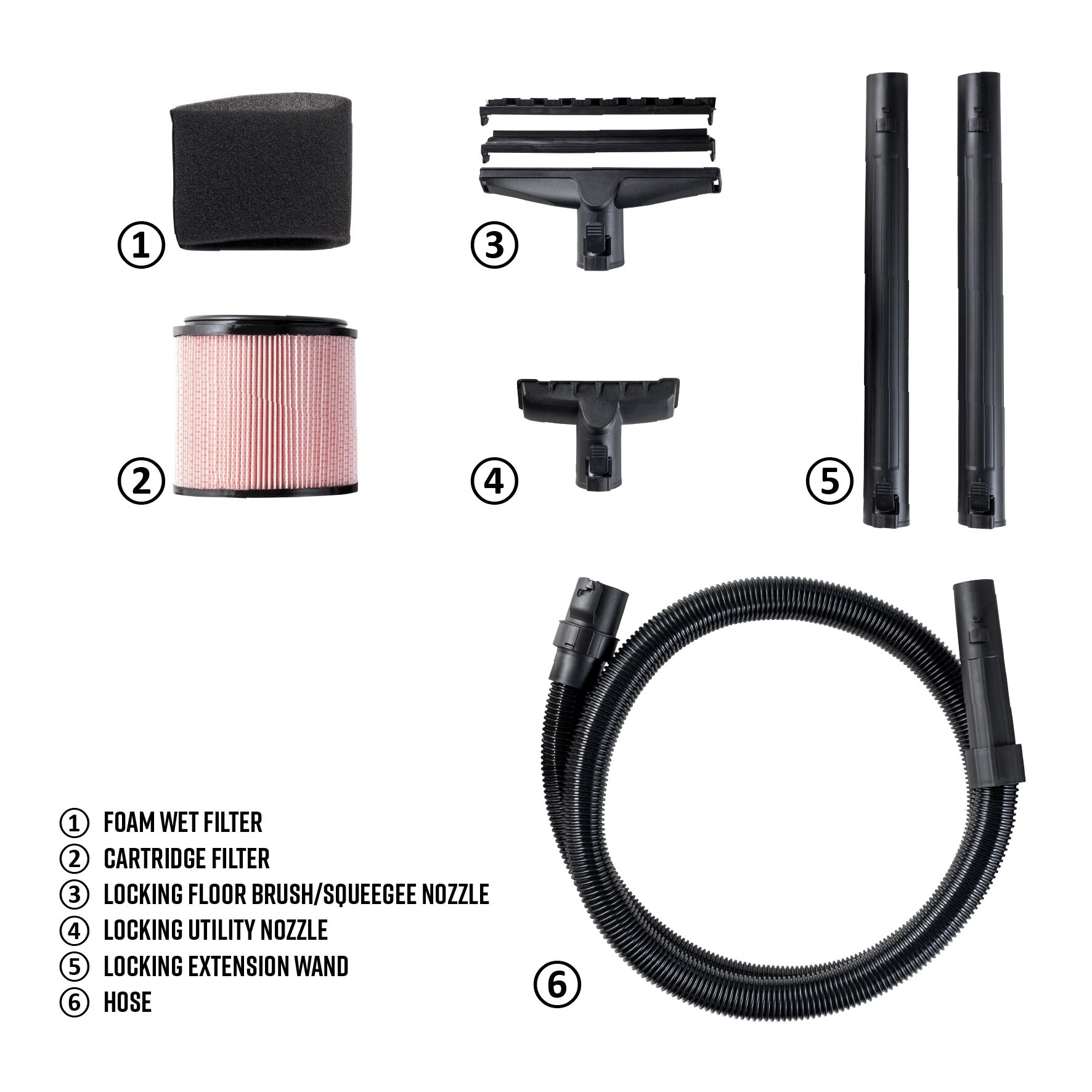 9-Gallon 4.5 HP Corded Wet/Dry Shop Vacuum with Accessories Included - Image 8