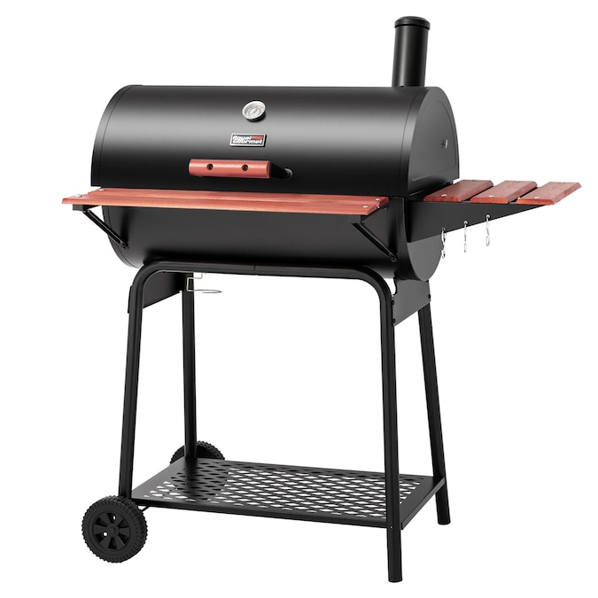 Royal Gourmet 30-in W Black Barrel Charcoal Grill