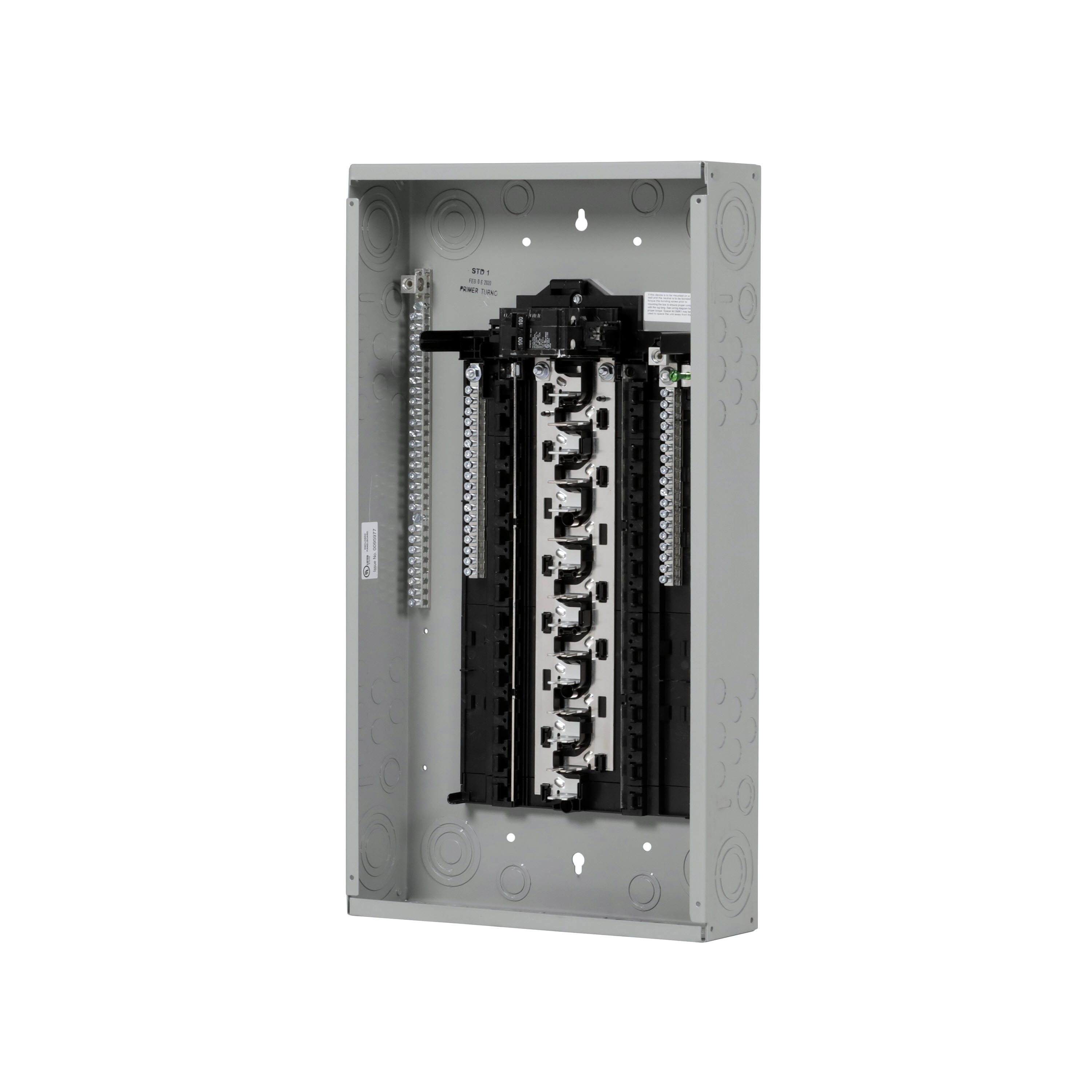 SN 100 -Amp 30 -Spaces 48 -Circuit Indoor Main breaker Plug-On Neutral Load Center