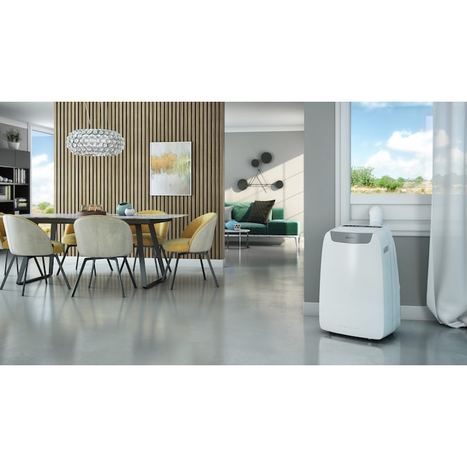 Olimpia Splendid Dolceclima 9500-BTU DOE (115-Volt) White Vented Portable Air Conditioner with Heater with Remote Cools 500-sq ft - Image 2