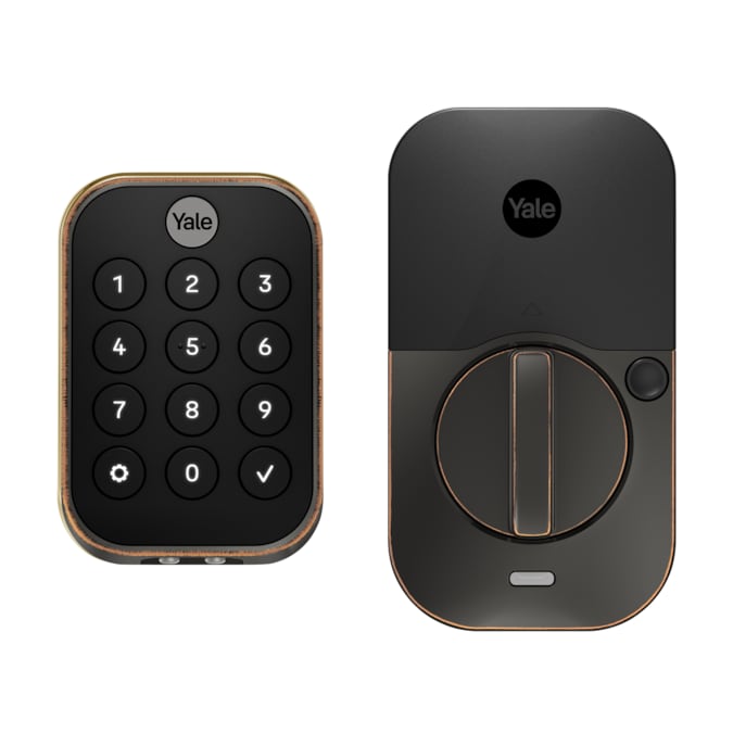 Yale Assure Lock 2 Oil Rubbed Bronze Smart Lock Electronic Deadbolt Bluetooth Keypad