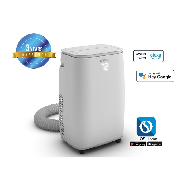 Olimpia Splendid Dolceclima 10000-BTU DOE (115-Volt) White Vented Wi-Fi enabled Portable Air Conditioner with Remote Cools 500-sq ft - Image 4