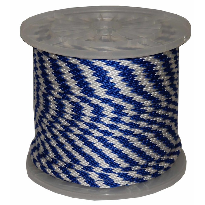 T.W. Evans Cordage 0.625-in x 200-ft Braided Polypropylene Rope (By-the-Roll)