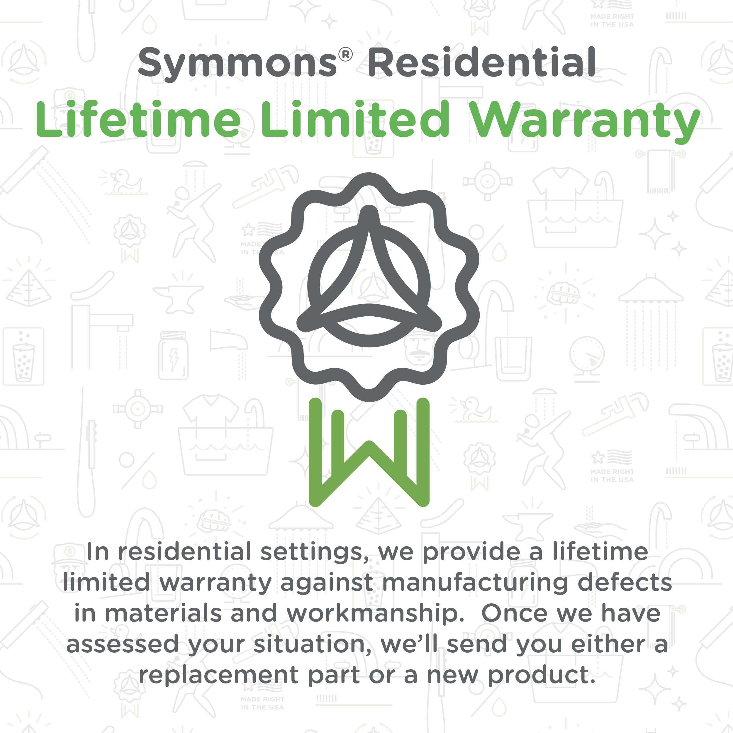 Oak Matte Black 1-handle Single function 5-Inches Square Shower Faucet - Image 4