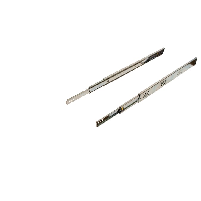 CSH 22-in Soft Close Self-closing Side Mount 100-lb Load Capacity Silver Drawer Slide (10-Pieces)