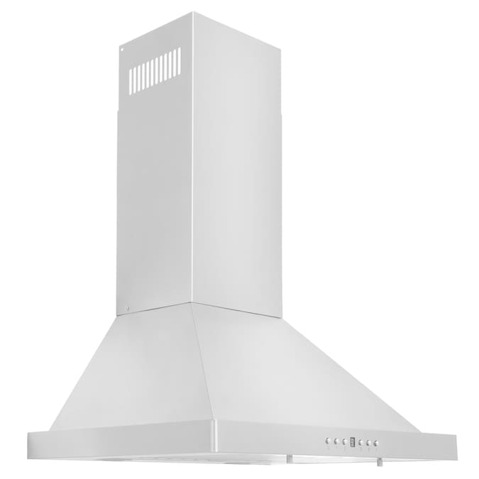 ZLINE KITCHEN & BATH 24-in 400-CFM Convertible Stainless Steel Wall-Mounted Range Hood