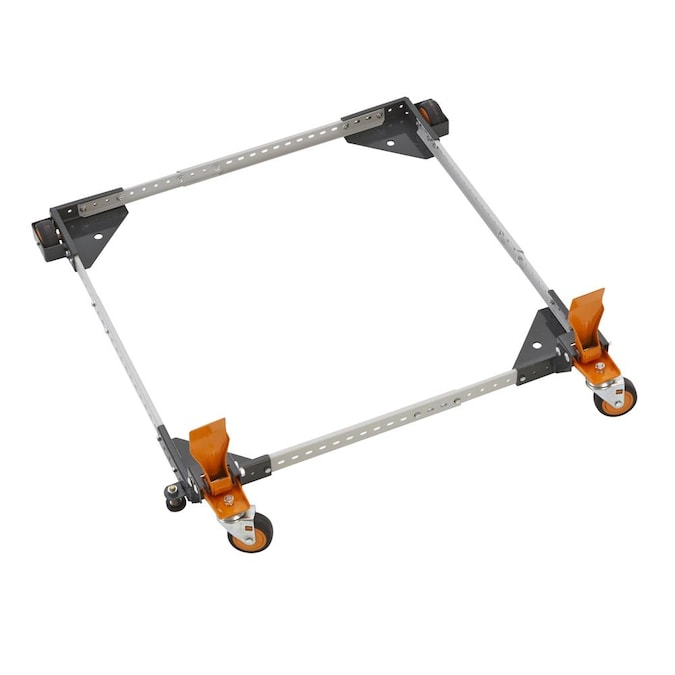 BORA Adjustable Mobile Base for Benchtop & Stationary Tools, Silver, Wheeled, 34x34 Inches, 18 lbs.
