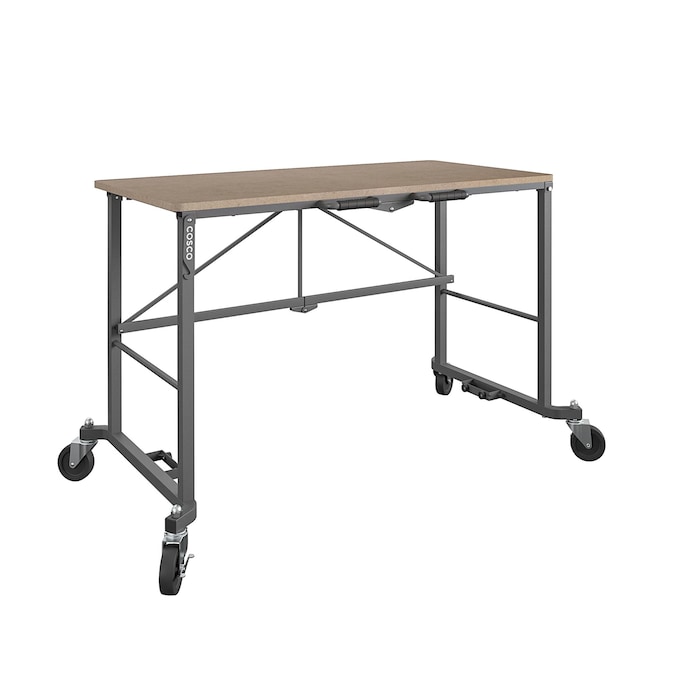 Cosco Rolling Grey with Mdf Top Mdf Portable Work Bench