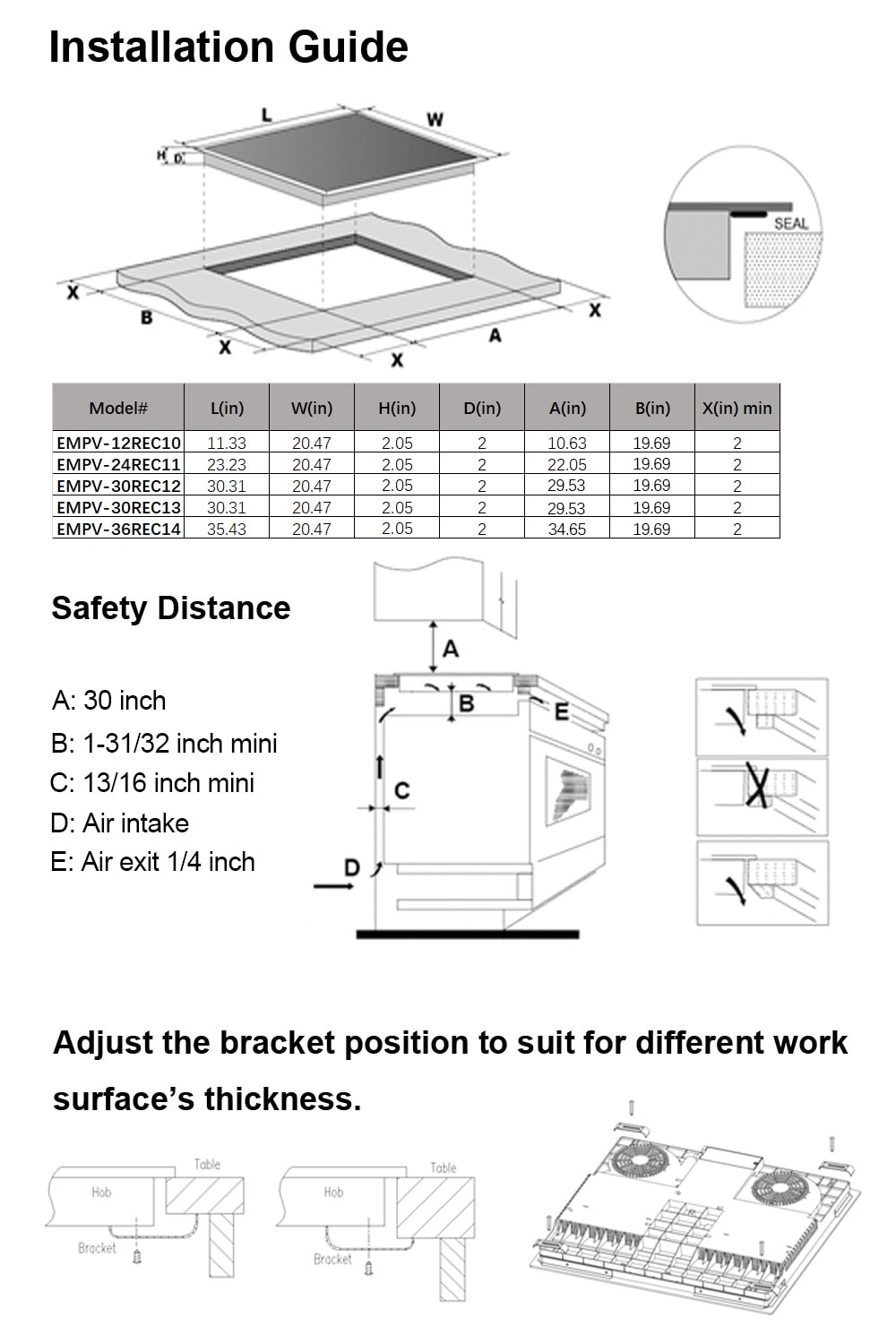 Electric Stove With Keep Warm Zone 36-in 5 burners Smooth Surface (Radiant) Black Electric Cooktop - Image 9
