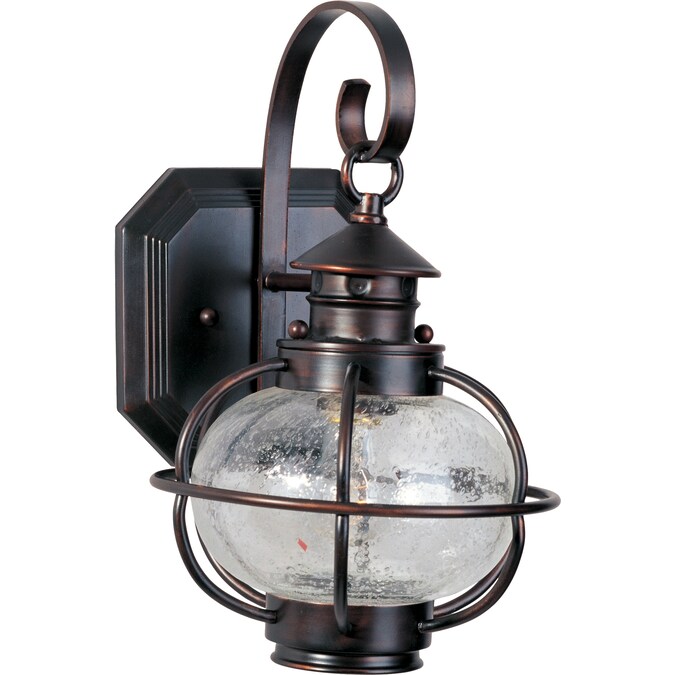 Maxim Lighting Portsmouth 1-Light 13-in H Oil-Rubbed Bronze Outdoor Wall Light