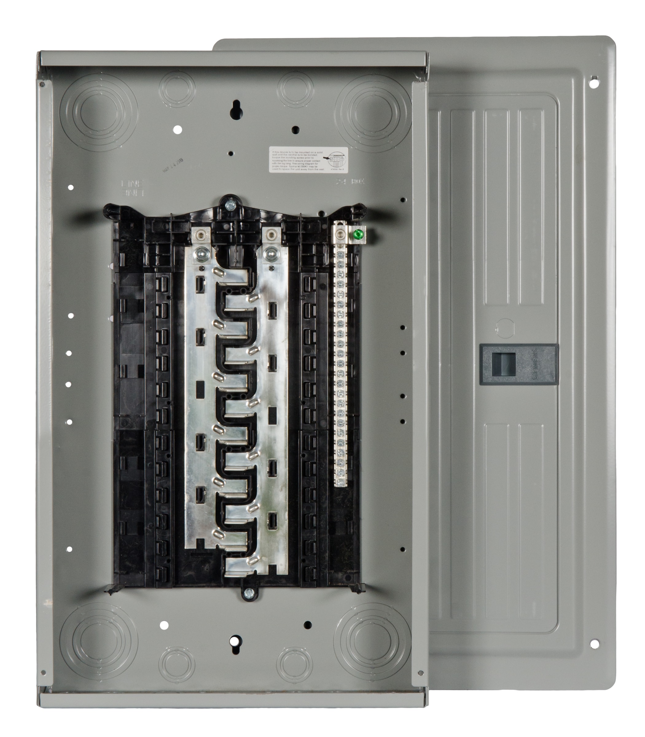 SN 125 -Amp 24 -Spaces 24 -Circuit Indoor Main lug Plug-On Neutral Load Center