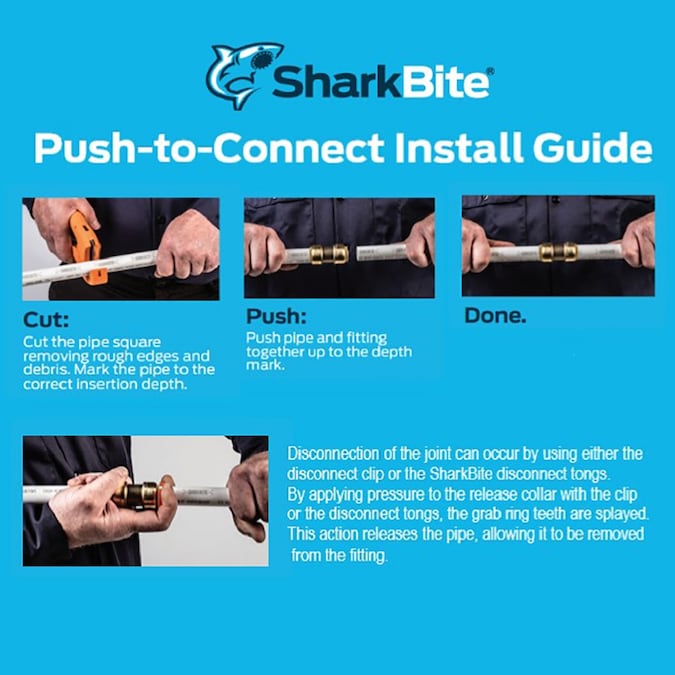SharkBite 3/4-in Push-to-connect Brass Pressure Regulator Valve - Image 5