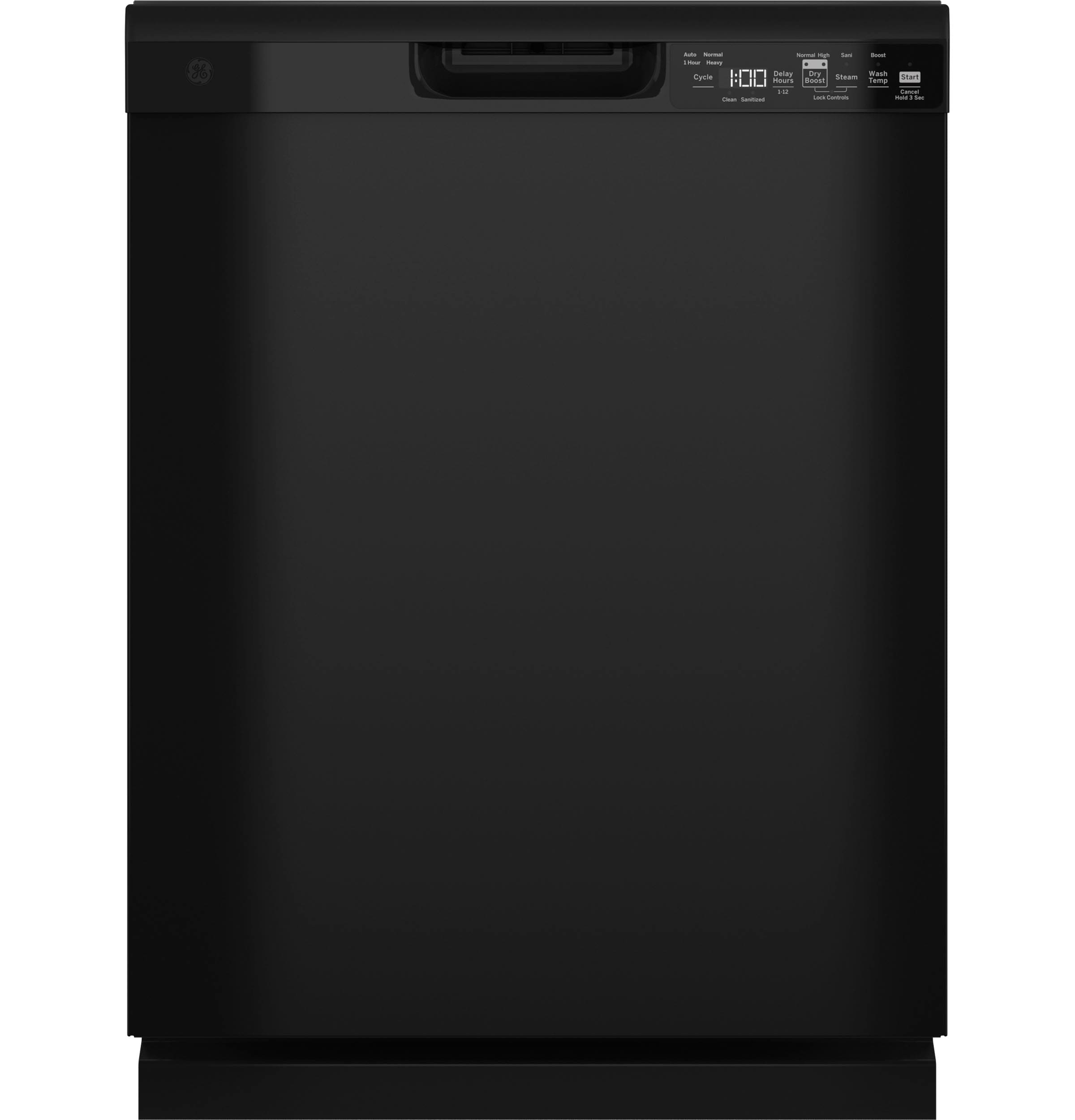 Dry Boost 24-in Front Control Built-in Dishwasher ( Black ) ENERGY STAR, 52-Decibel Standard Sound Level