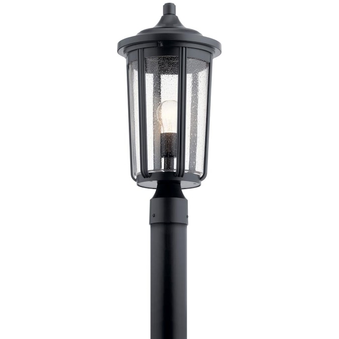 Kichler Fairfield 19.25-in Black Traditional Outdoor Light Post Lantern