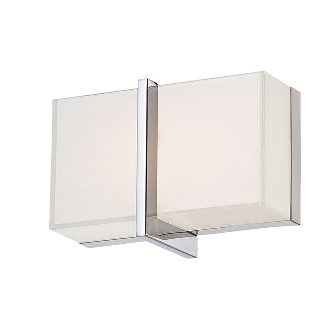 Minka Lavery High Rise LED 8.25-in 1-Light Polished Chrome LED Modern/Contemporary Vanity Light Bar