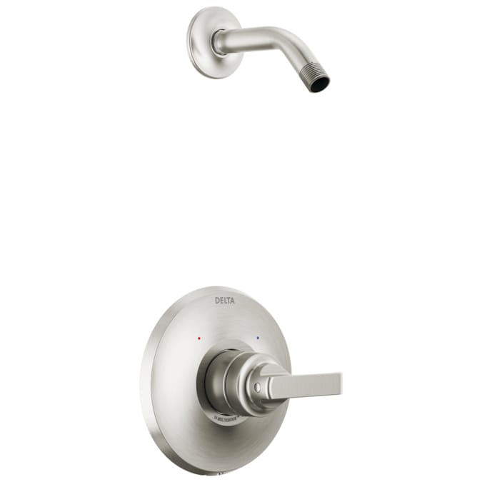 Delta Tetra Lumicoat Stainless 1-handle Shower Faucet