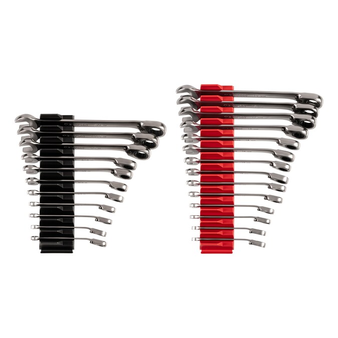 TEKTON 25-Piece Set Standard (SAE) and Metric Ratchet Wrench