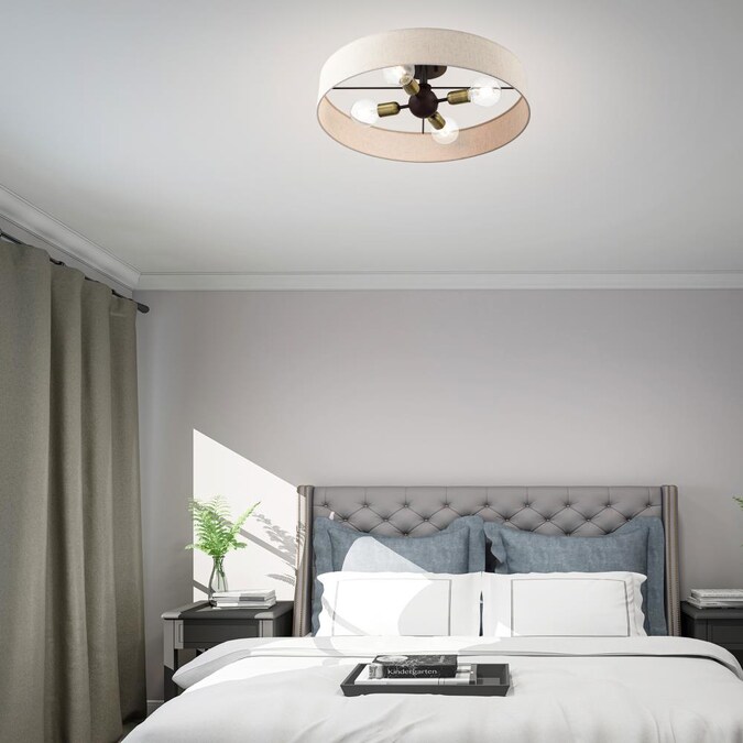 Livex Lighting Venlo 4-Light Matte Bronze Semi mount light - Image 7