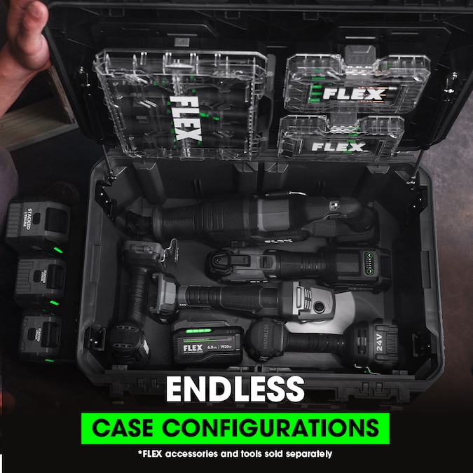 FLEX STACK PACK Rolling Tool Box 22-in W x 26.3-in H x 19.2-in D Gray Metal Rolling Tool Box - Image 5