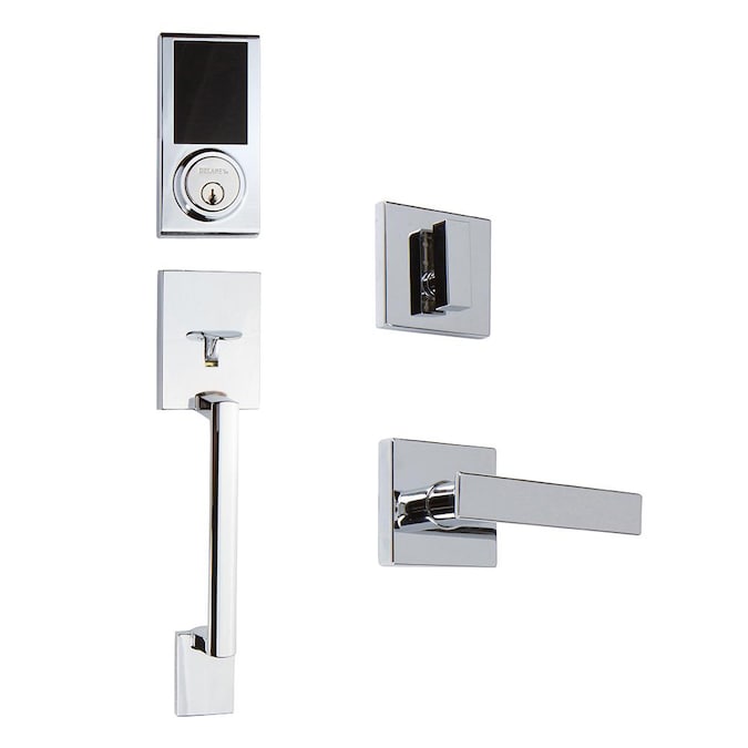 Delaney Hardware Delaney Avino Chrome Single Deadbolt Keyed Entry Door Handleset Knob