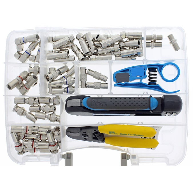 IDEAL Pro Coax Compression Connector Starter Kit Coax Compression Tool Kit