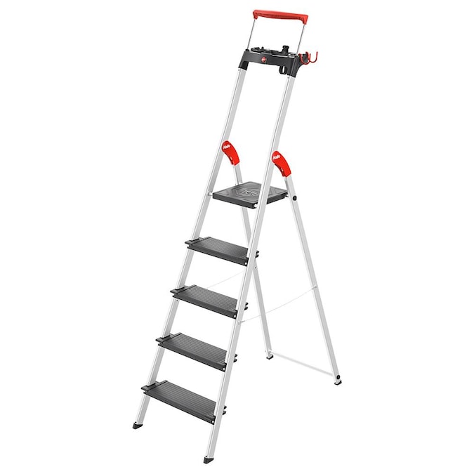 Hailo L100 pro 6-ft Aluminum Type 2- 225-lb Load Capacity Platform Step Ladder