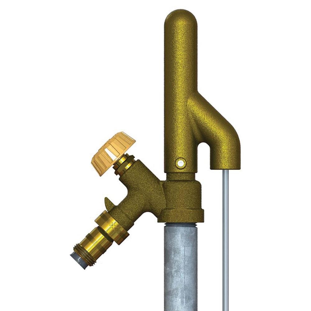 4-ft Bury Depth Frost Resistant 1-in Male Gold Brass Hydrant