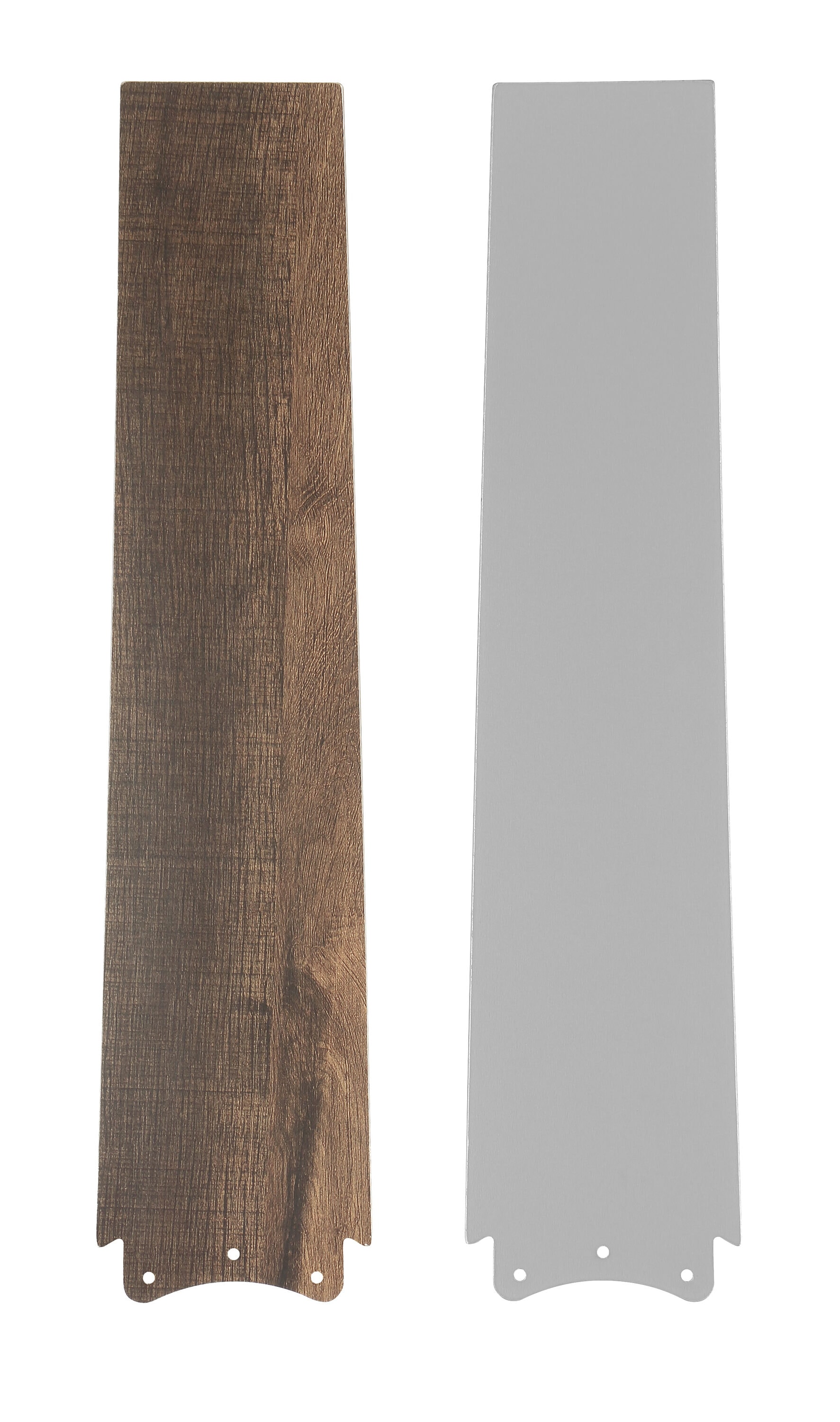 Amberwood 52-in Color-Changing Integrated LED Brushed Nickel with Walnut/Silver Blades Ceiling Fan With Light ( 5 -Blade ) - Image 10