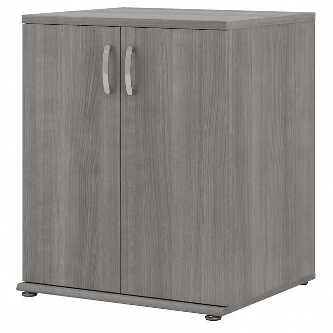 Bush Business Furniture Universal Storage 28.3464-in W x 33.9763-in H Wood Composite Platinum Gray Freestanding Utility Storage Cabinet