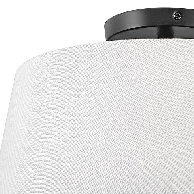 Lark Beale 1-Light 14-in Satin Black LED Flush Mount Light - Image 2