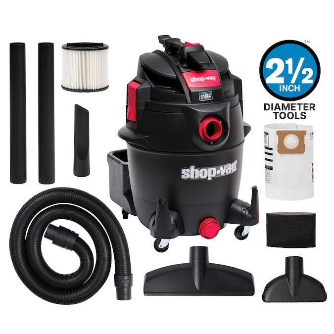 Shop-Vac 14-Gallons 5.5-HP Corded Wet/Dry Shop Vacuum with Accessories Included