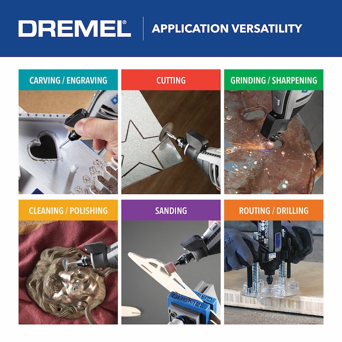 Dremel 4300 Variable Speed Corded 1.8-Amp Multipurpose Rotary Tool Kit - Image 10