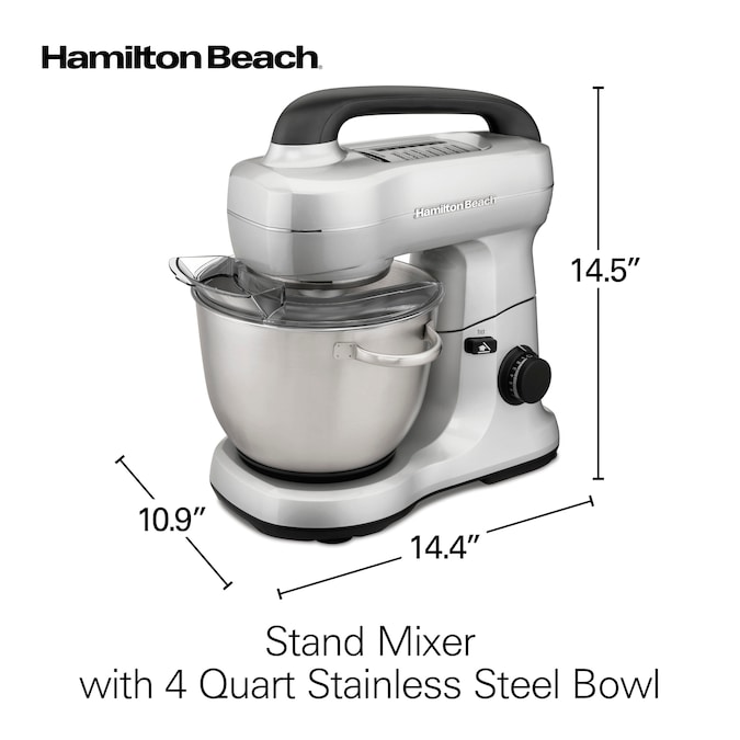 Hamilton Beach Silver 4-Quart Tilt-head Stand Mixer - Image 9