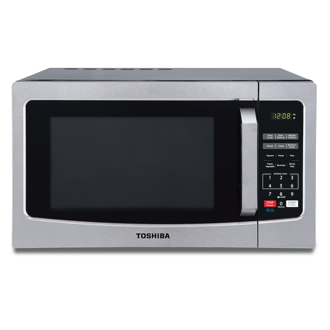 Toshiba 1.1-cu ft Medium 1000-Watt Countertop Microwave (Stainless Steel)