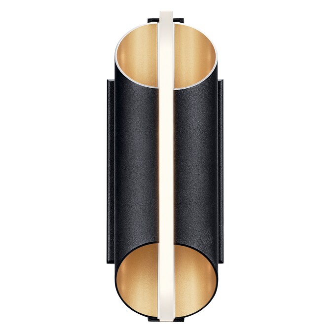 Kichler Astalis 12-in H Black Integrated LED Outdoor Wall Light - Image 3