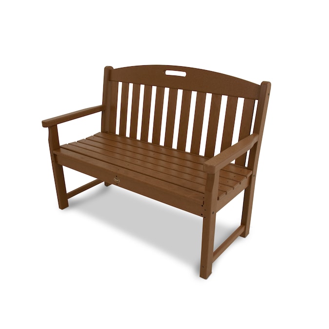 Trex Outdoor Furniture Yacht Club 47.5-in W x 36-in H Tree House Plastic Garden Bench